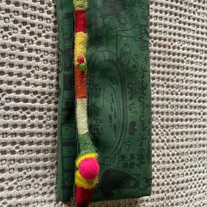 Green Wallet a Multi Color Design